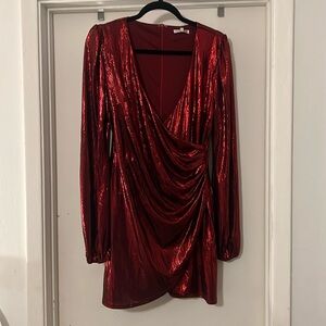Brand new never worn with the tags extra large red mini dress